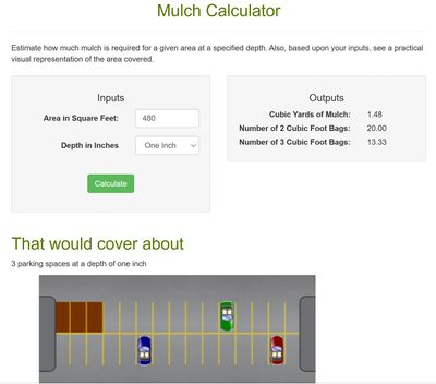 Mulch Calculator